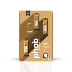 Phab Protein Bar Mini – 11g protein, No Preservatives, No Artificial Sweeteners, Zero Trans Fats: Pack of 6x 35g (Mocha Nut Fudge, single Pack)
