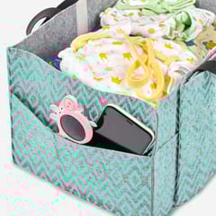 Super Bottoms Ikat Chevron Diaper Caddy