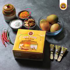 GO DESi Sweet Real Aam, Pack of 40 Pieces, Desi popz, Aam Candies, Lollipop for Kids, Raw Mango Candy, Fruit Snacks, 360 gm