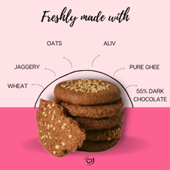 Just Be Mama Milky Swag The Ultimate Lactation Cookie, Pack of 8 Cookies