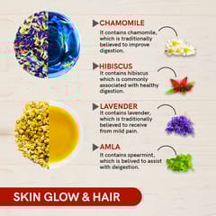 TEACURRY Skin and Hair Gift Box - Tea Gift Set (16 Teabags)