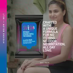 SVISH ON THE GO Intimate Hygiene Wipes For Women Pack of 4 - 40 Pieces