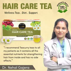 TEACURRY Healthy Hair Tea (1 Month pack | 30 tea bags) - Helps with Hair Growth, Shine, Repair & Strength