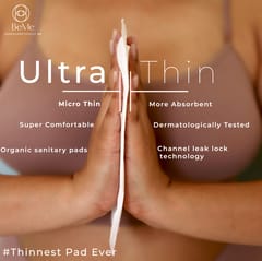 Be Me - Sanitary Pads for Women - XL (Double Wings) - Heavy Flow/Overnight Pads - Pack of 30 Pads - With Disposal Pouches, Rash Free,Biodegradable, Anti Bacterial Napkins