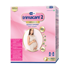 TRIMACARE™ 2 Advance Prenatal vitamins for Pregnancy | Folic Acid | DHA | Iron | Calcium Magnesium | Vitamin D | Omega-3 Fatty Acids |Second Trimester