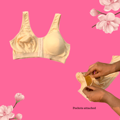 Front Open Post Surgery Bra