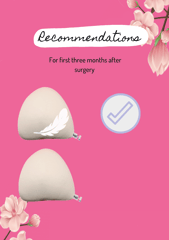 Canfem Triangle Shaped Light Weight Fabric Breast Prosthesis