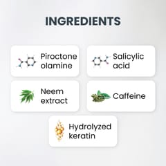 DHI Dandruff Control Shampoo Dermatology Approved with Piroctone Olamine, Salicylic Acid | Visible Result in First Wash| Repairs Scalp, Itch Free Formula |Paraben & Sulphate Free | Anti Dandruff Shampoo for All Hair Types | For Men And Women | 200 ml